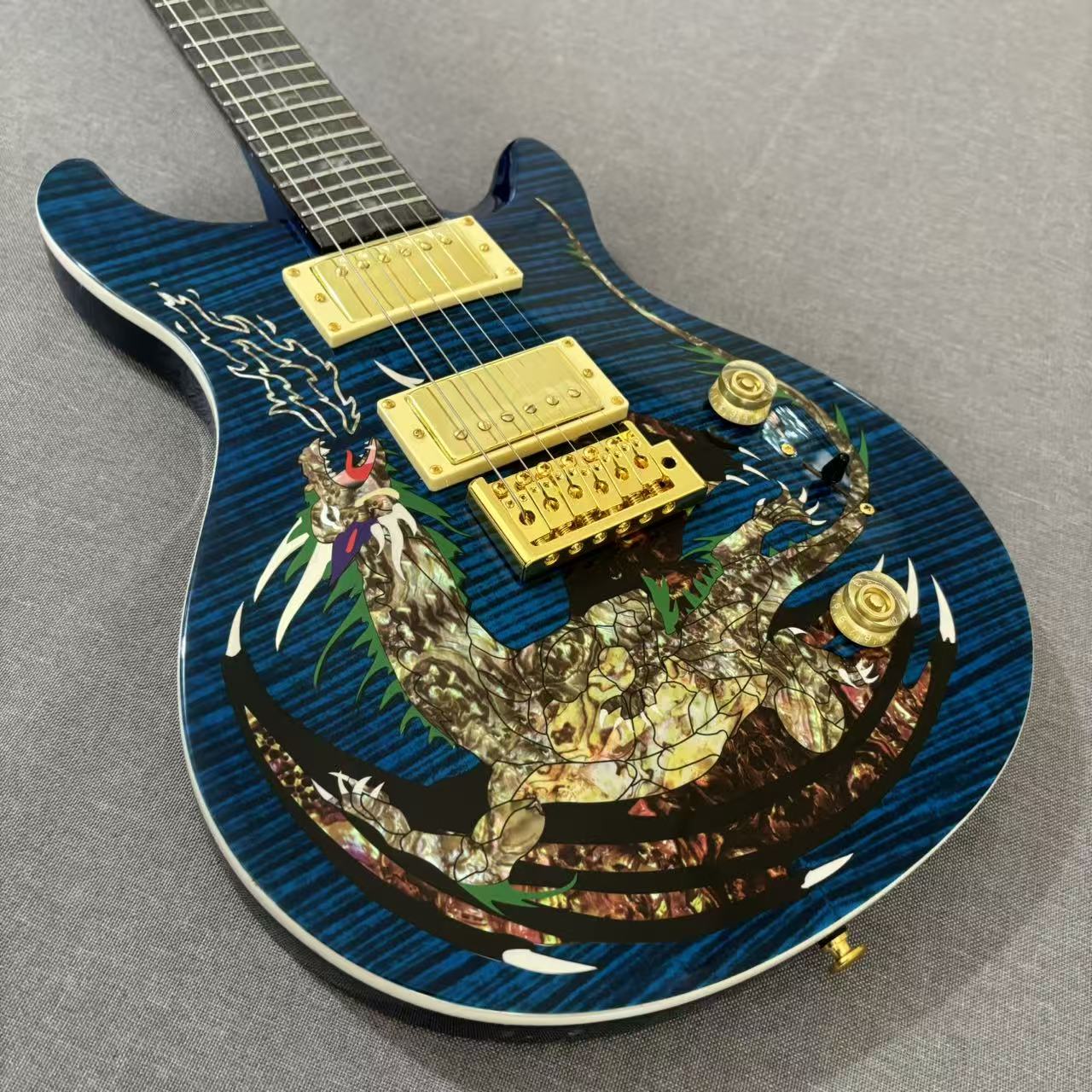 Musical Instrument Harmonium - New Weekend Blue Electric Guitar with