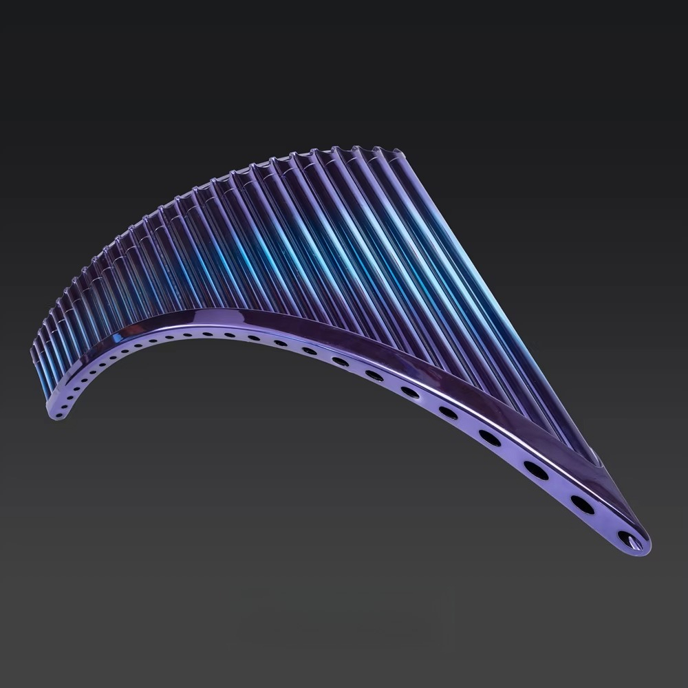 Curved 26 Pipe Flute Beginner  - Musical Instrument Harmonium review and price